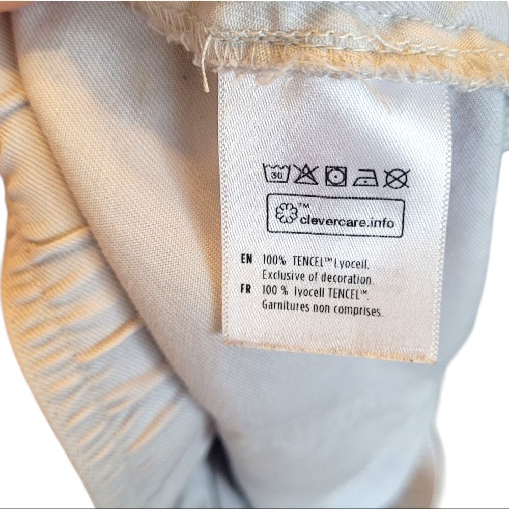 Tentree Women's Light Grey 100% Tencel Shorts Size L - Picture 6 of 6